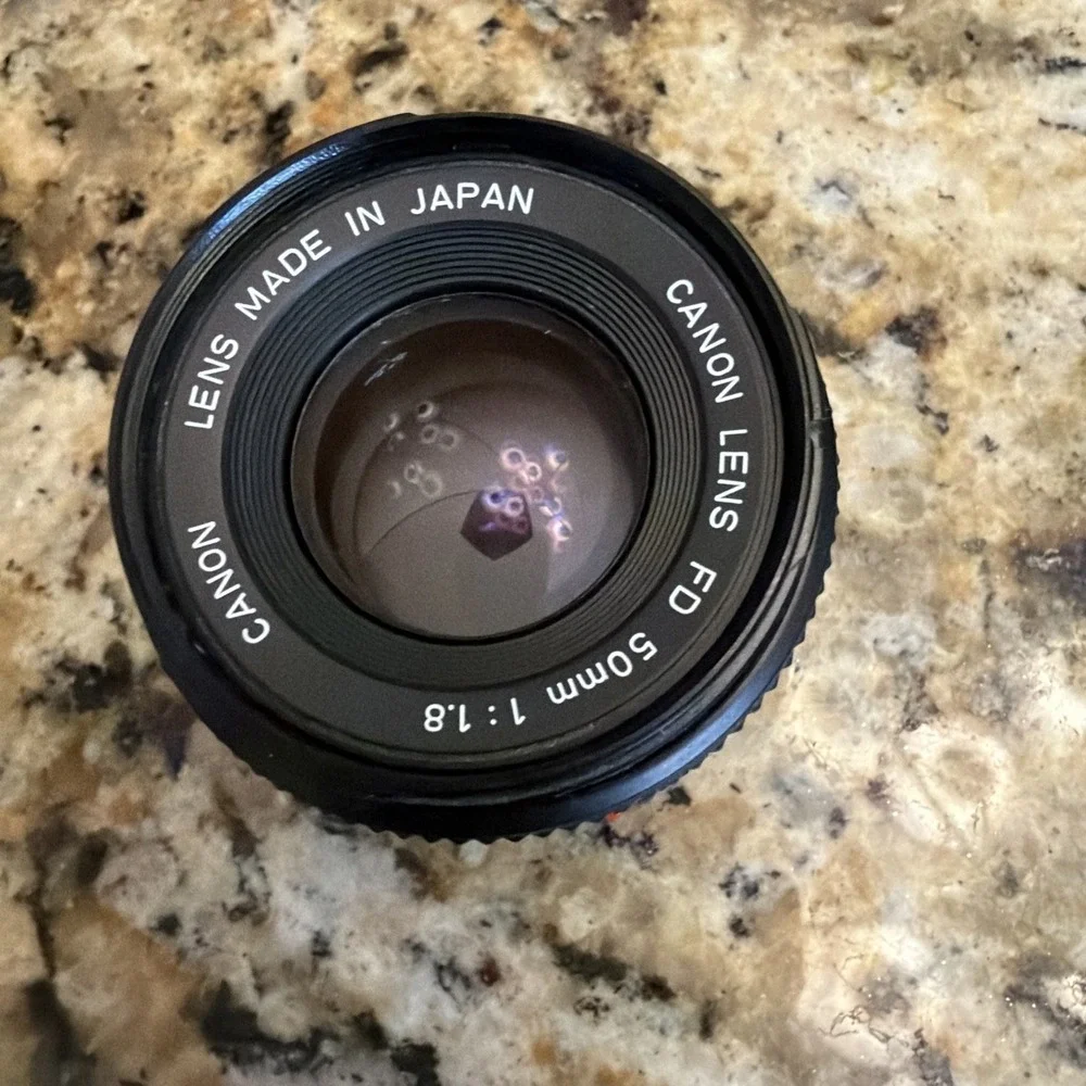 Canon FD 50mm 1:1.8 Manual Focus Prime Lens As Is